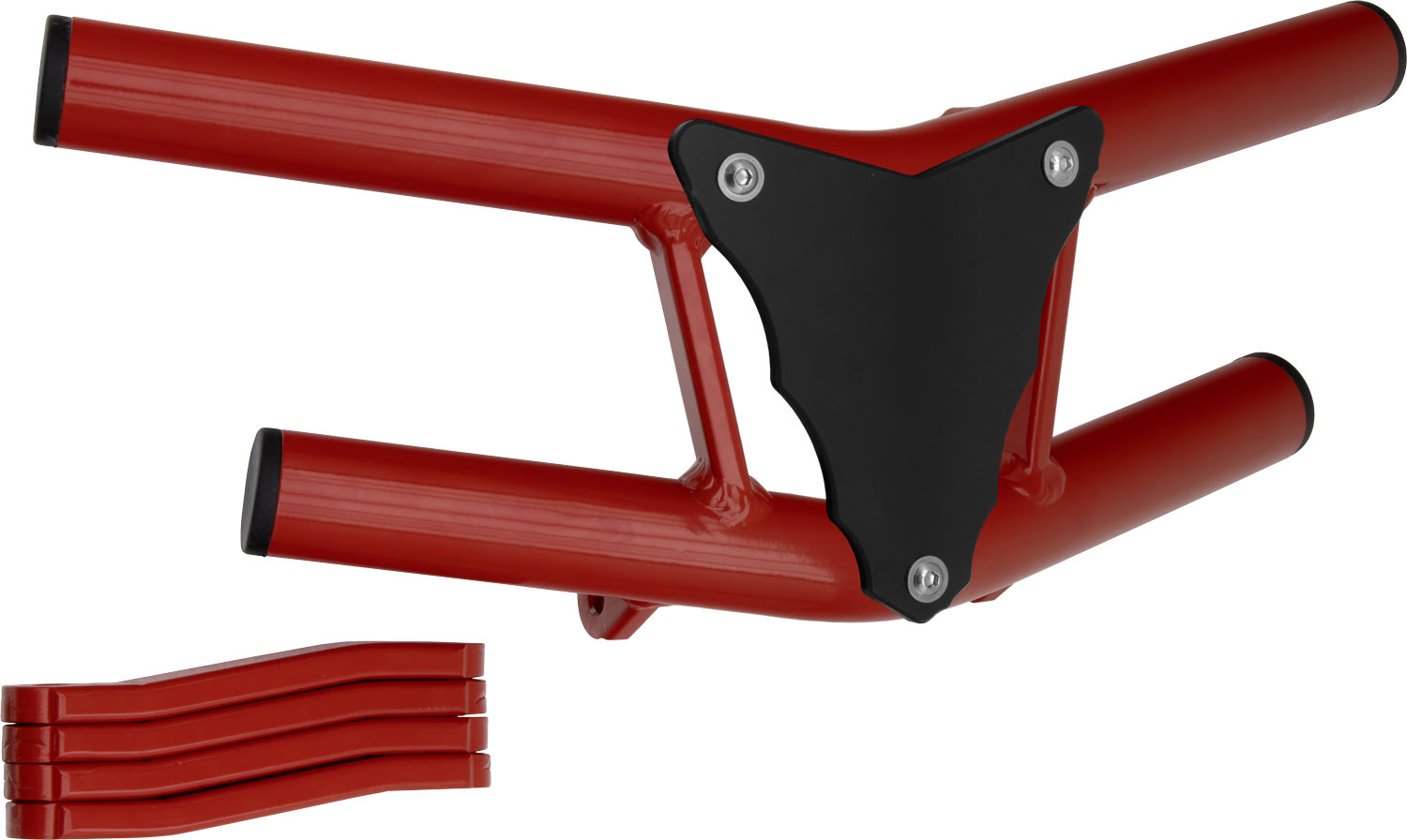 Front Bumper Waspe Lite Red Tube / Black Plate