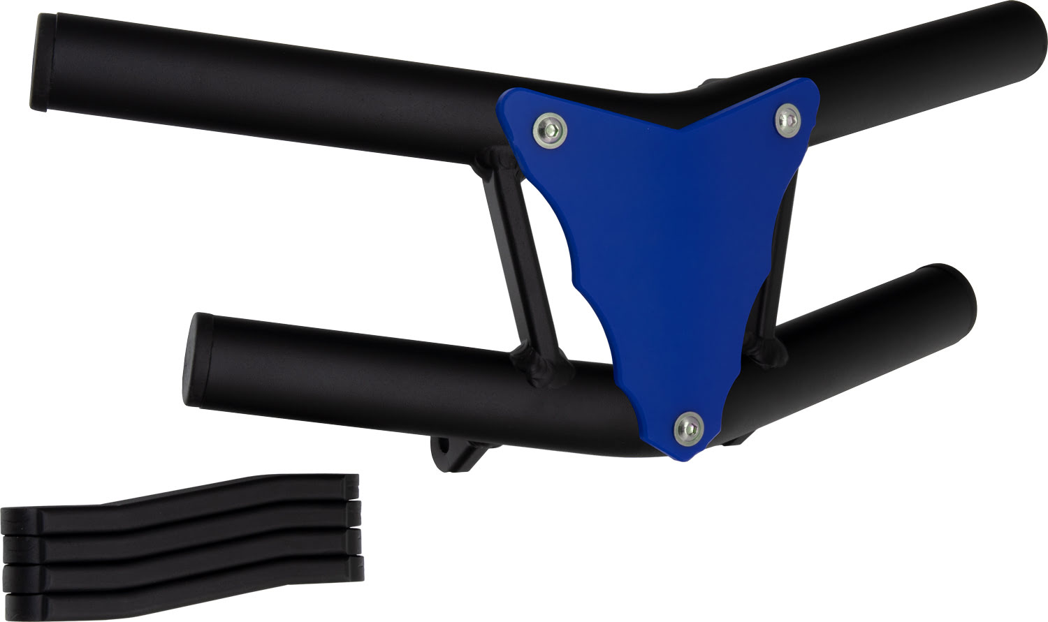 Front Bumper Waspe Lite Textured Black Tube / Blue Plate