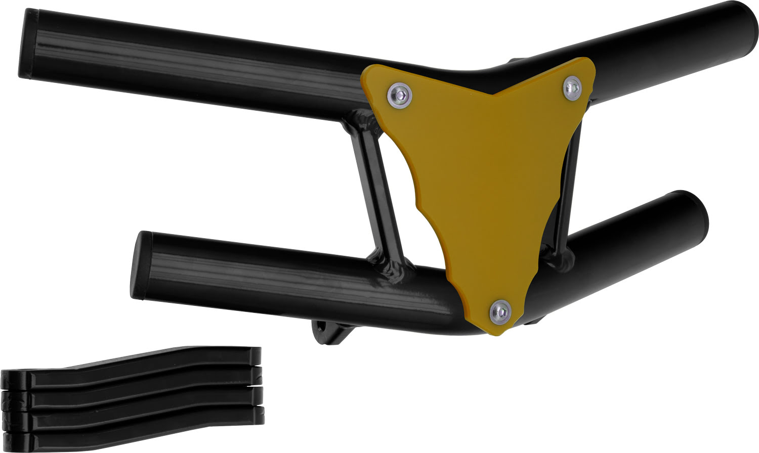 Front Bumper Waspe Lite Black Tube / Yellow Plate