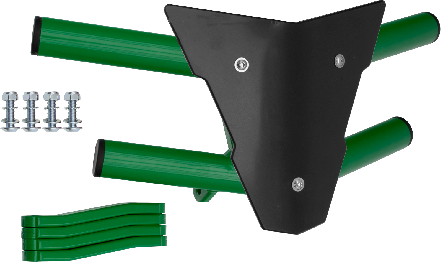 Front Bumper Waspe Green Tube / Black Plate