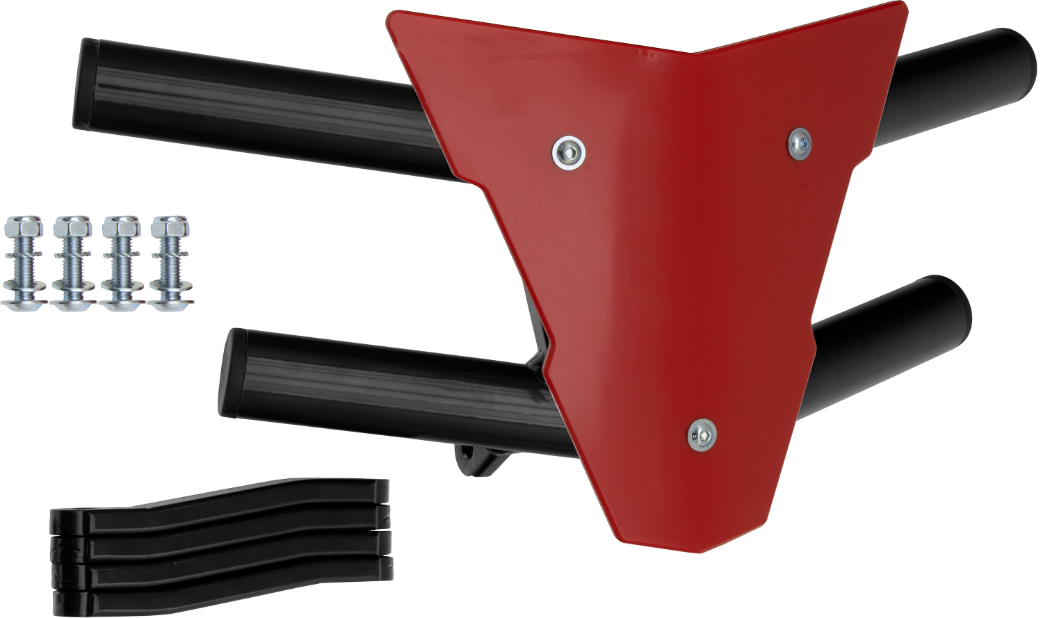 Front Bumper Waspe Black Tube / Red Plate