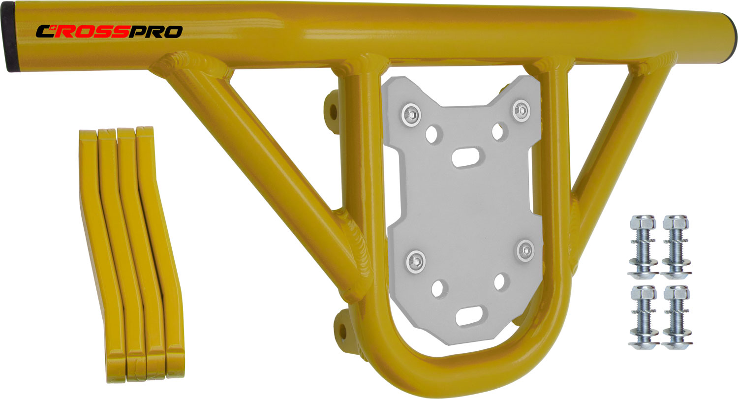 Front Bumper Hat Yellow Tube / White Plate