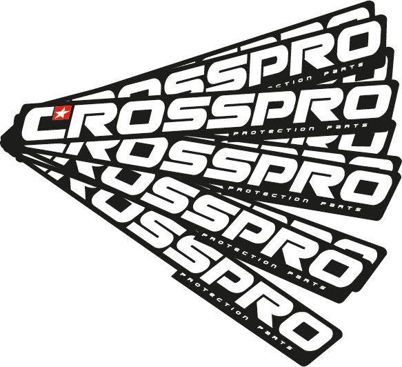 Black Stickers CrossPro (10un)