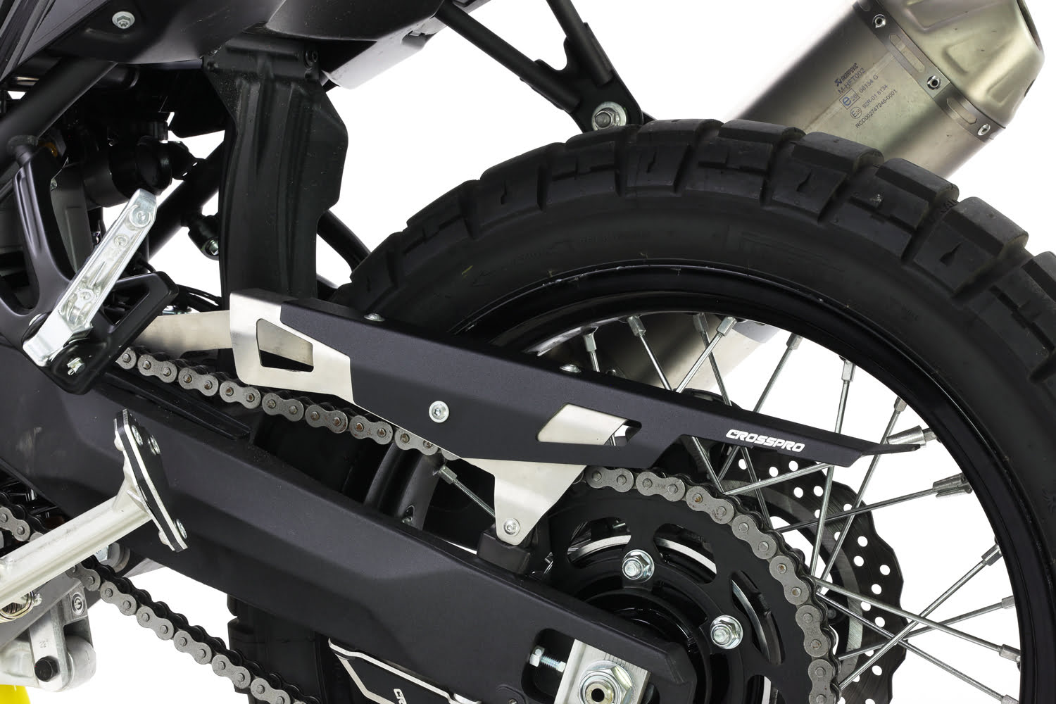 Chain Guard Brushed stainless steel / Textured Black