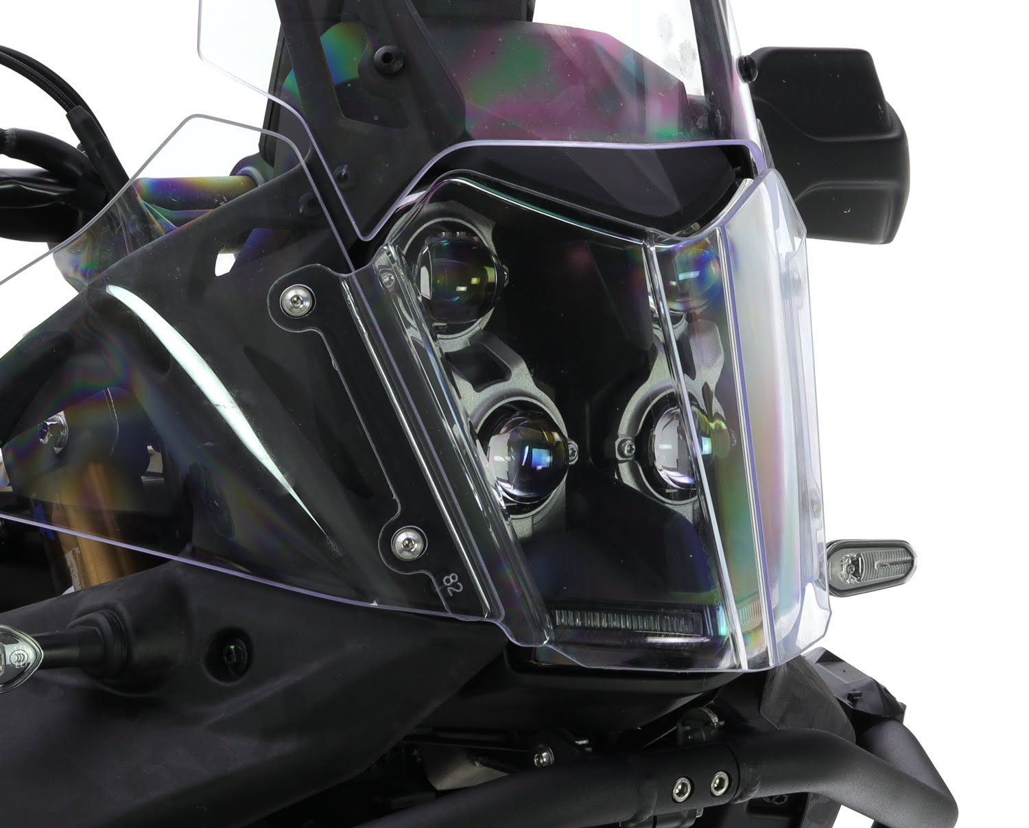 Proteção de Farol Frontal em Policarbonato •Yamaha-» XTZ 690 Ténéré 700 World Raid 2022-2023 - 2CP22100820100.JPG