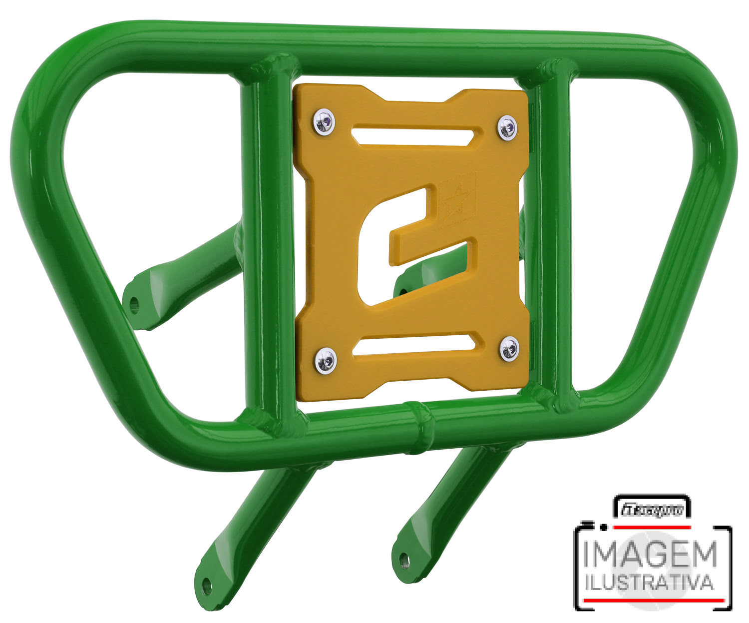 Front Bumper CR01 Green Tube / Yellow Plate