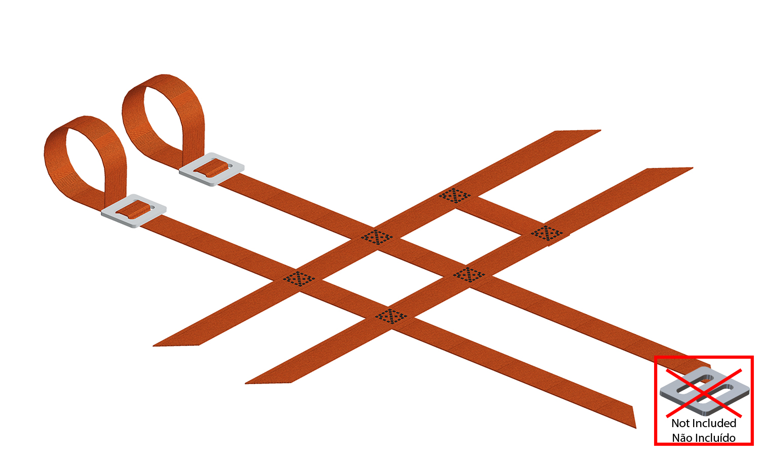 Correias de Nerf-Bar (kit) CROSSPRO 