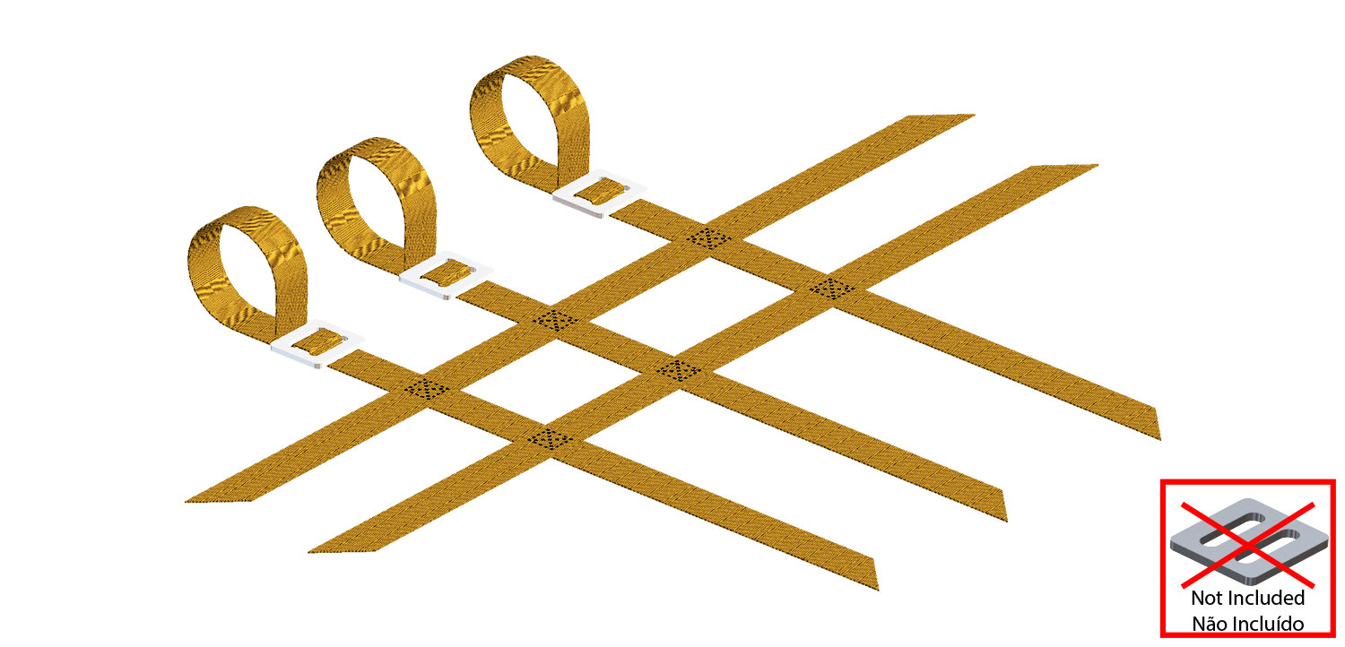 Correias de Nerf-Bar (kit) CROSSPRO 