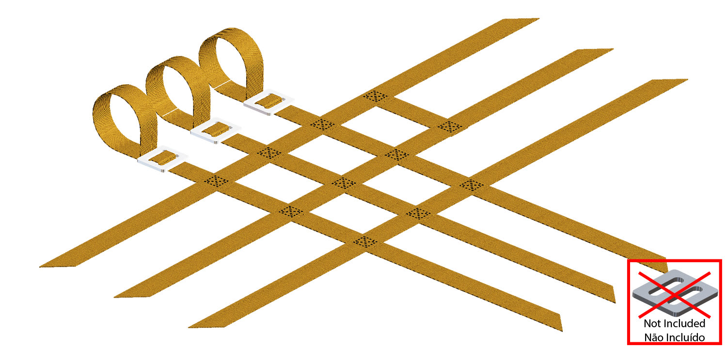 Correias de Nerf-Bar (kit) CROSSPRO 