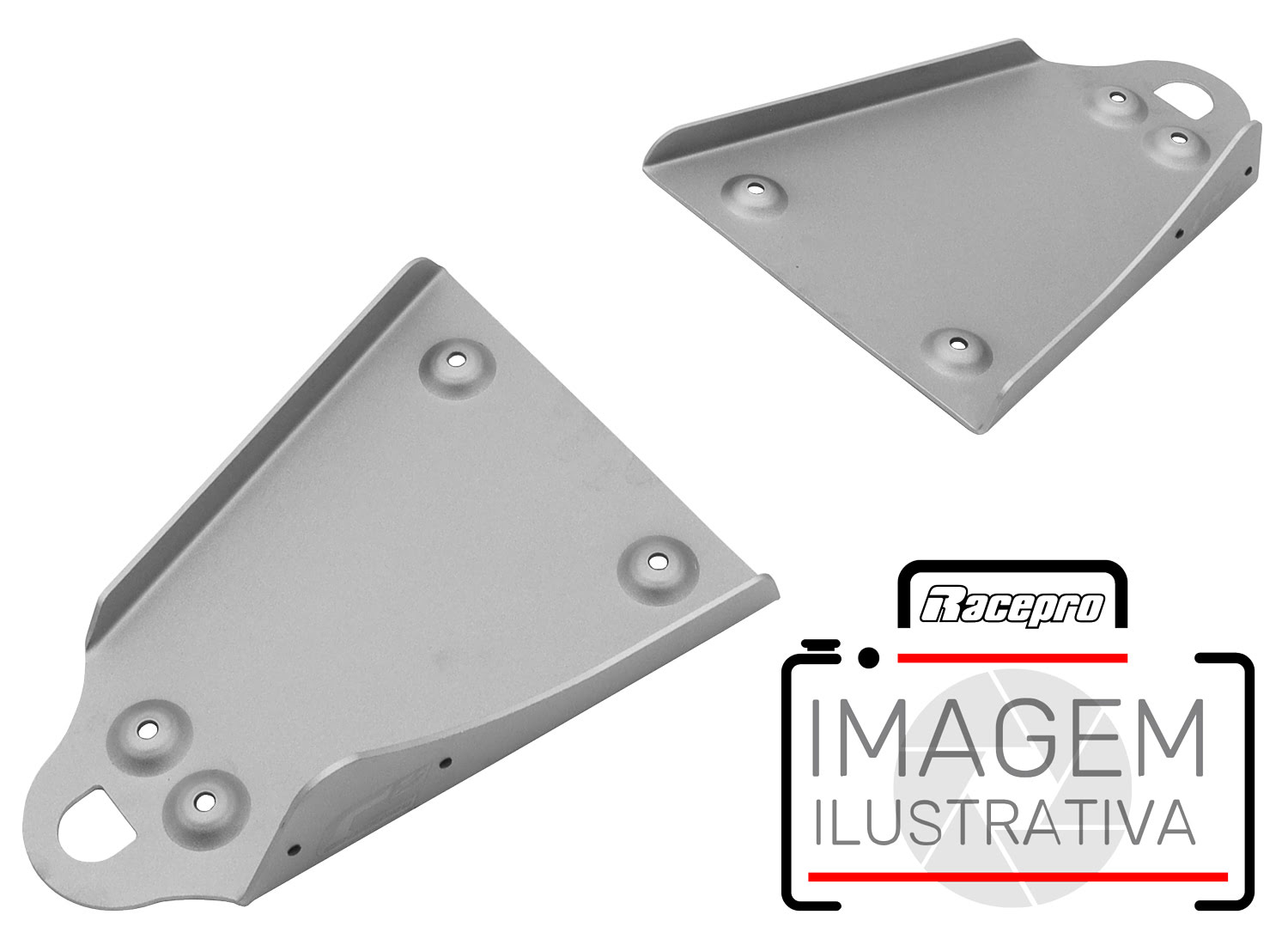 Proteção de Triangulos Frente Aluminio CROSSPRO 