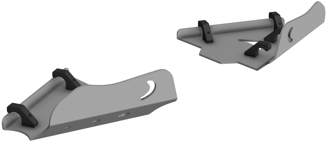 Proteção de Triangulos Frente Aluminio CROSSPRO 