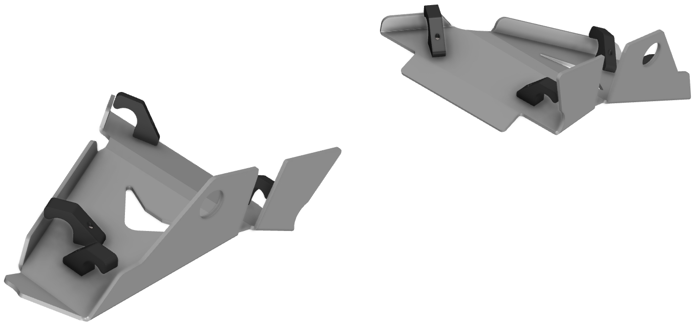 Proteção de Triangulos Frente Aluminio CROSSPRO 