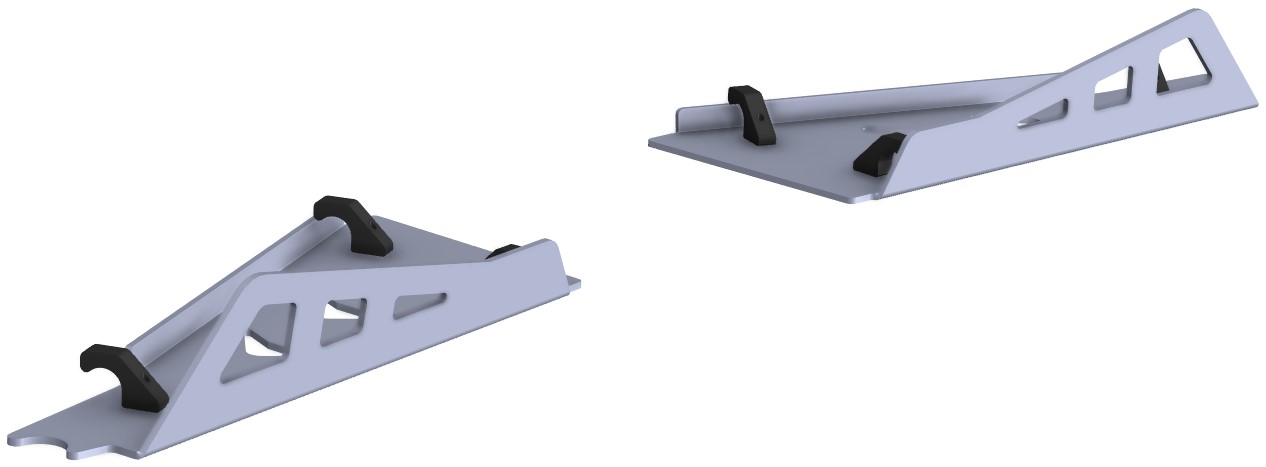 Proteção de Triangulos Frente Aluminio CROSSPRO 