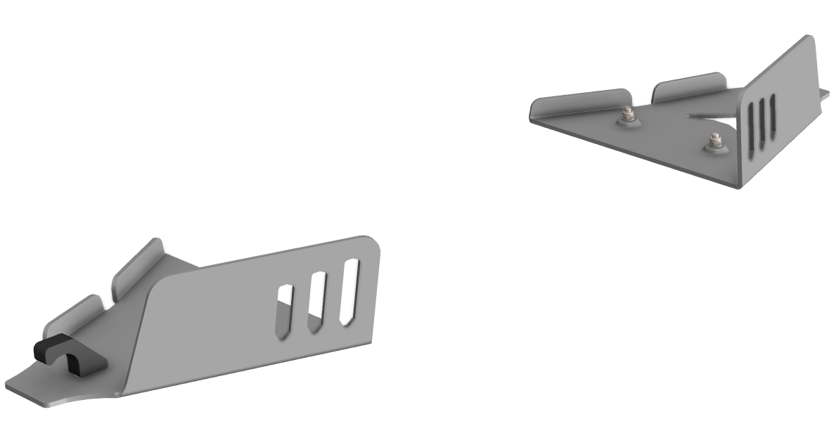 Proteção de Triangulos Frente Aluminio CROSSPRO 