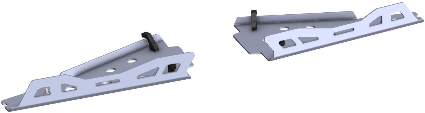 Proteção de Triangulos Frente Aluminio CROSSPRO 