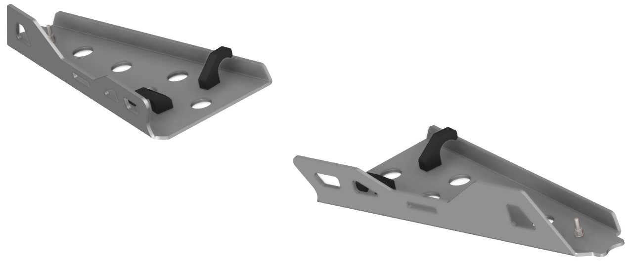 Proteção de Triangulos Frente Aluminio CROSSPRO 
