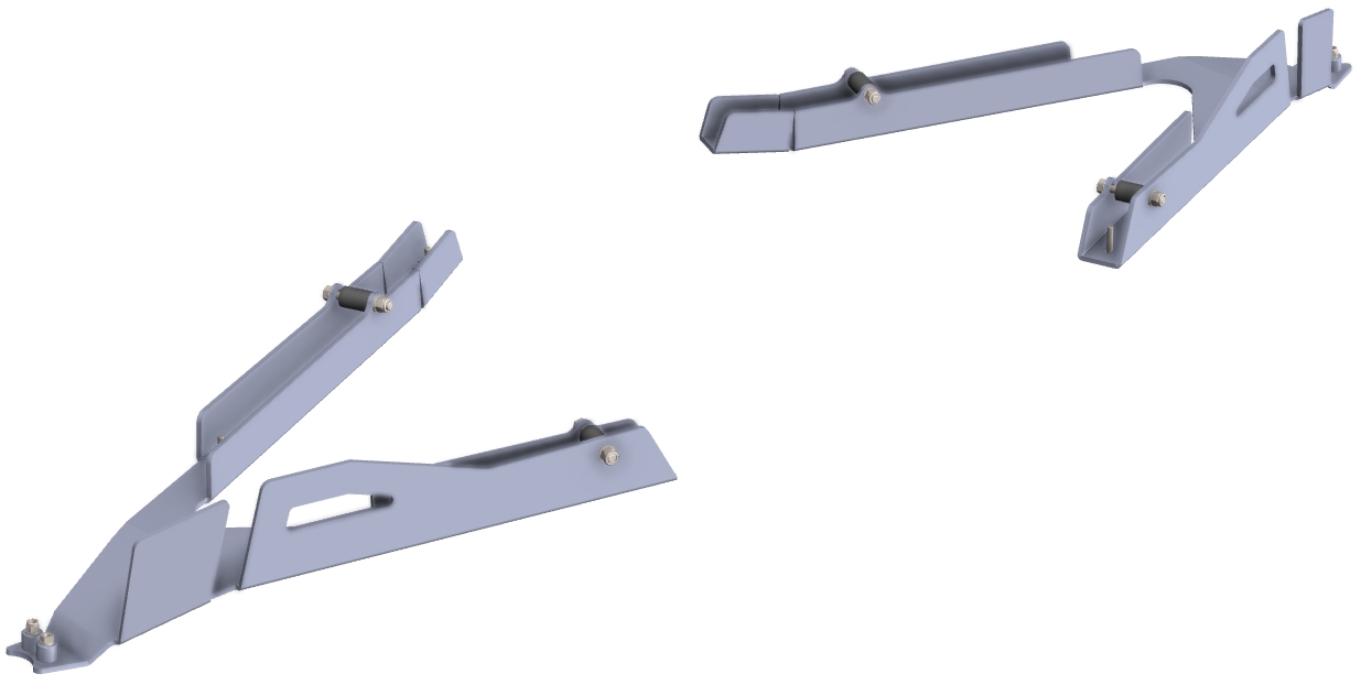 Proteção de Triangulos Frente Aluminio CROSSPRO 