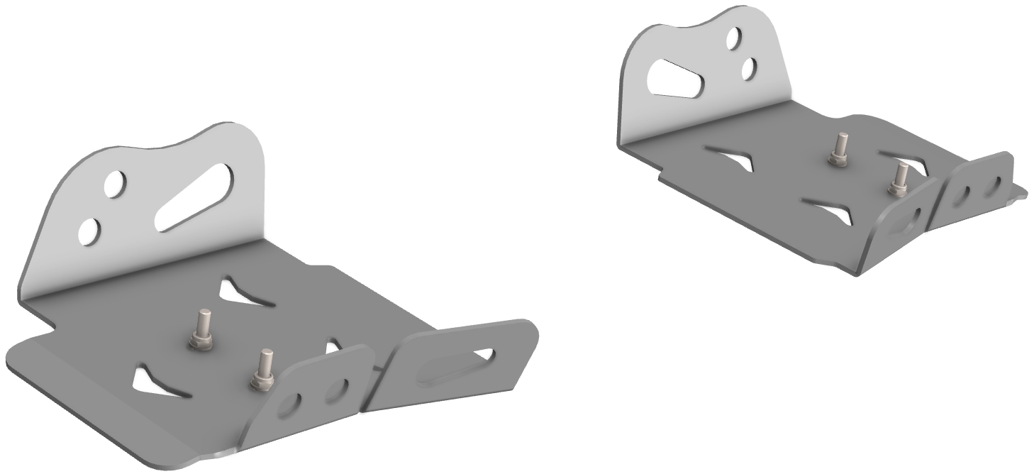 Proteção de Triangulos Trás Aluminio CROSSPRO 