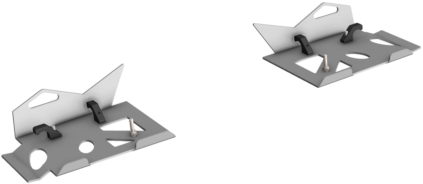 Proteção de Triangulos Trás Aluminio CROSSPRO 