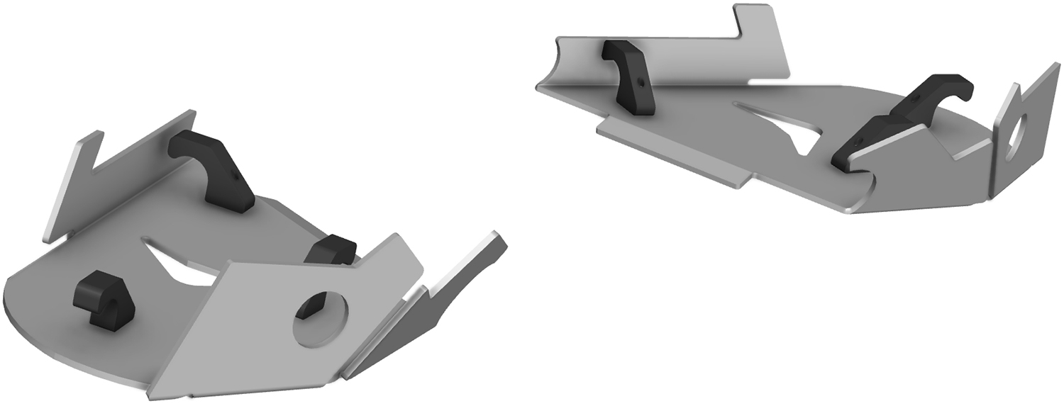 Proteção de Triangulos Trás Aluminio CROSSPRO 