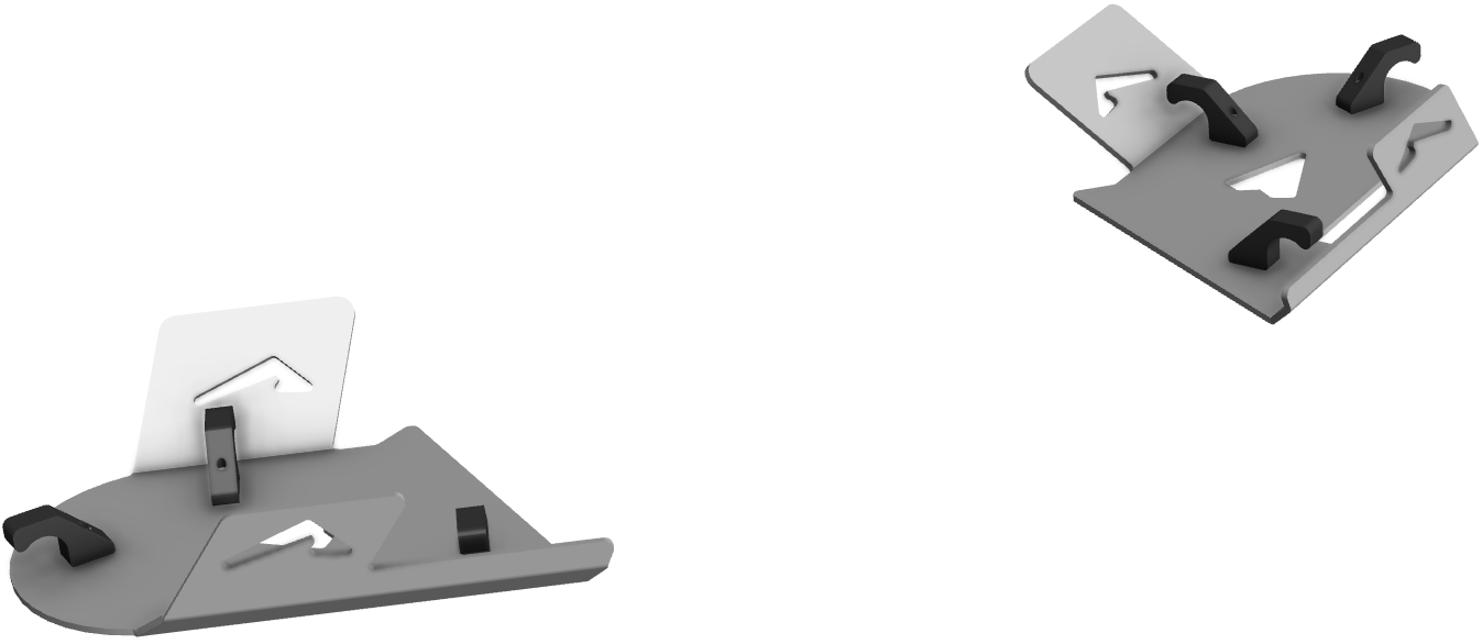 Proteção de Triangulos Trás Aluminio CROSSPRO 