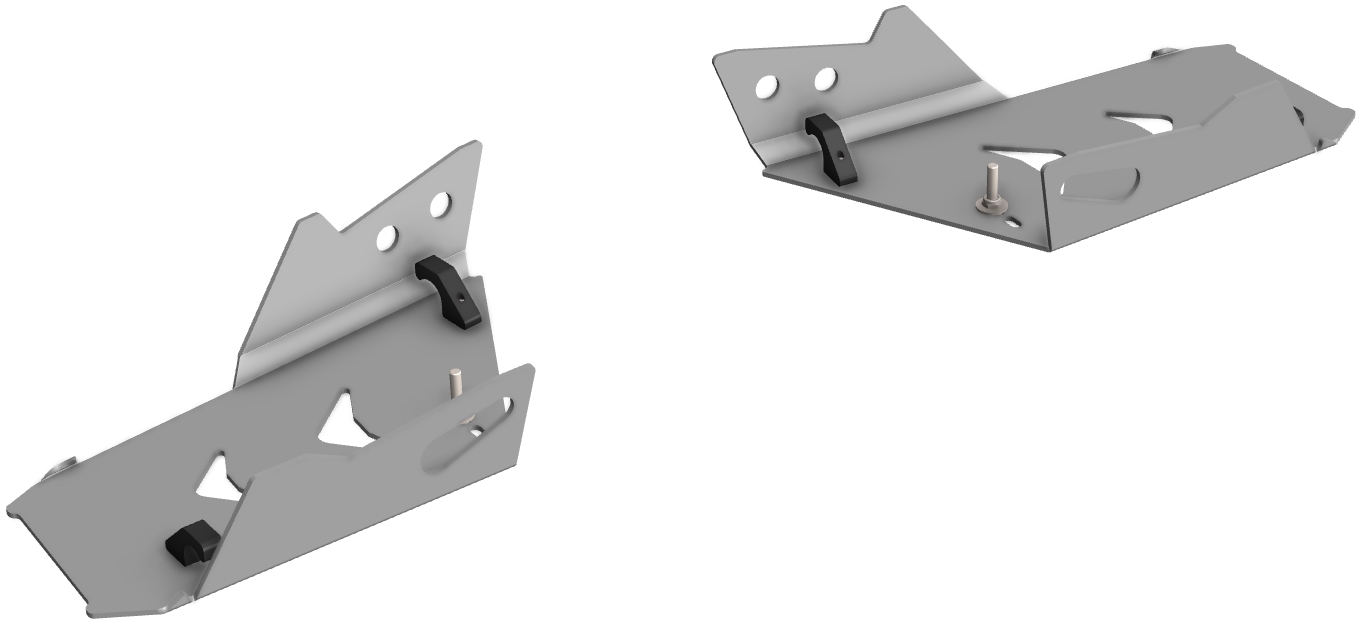 Proteção de Triangulos Trás Aluminio CROSSPRO 
