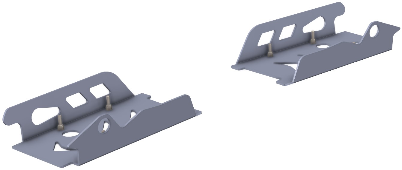 Proteção de Triangulos Trás Aluminio CROSSPRO 