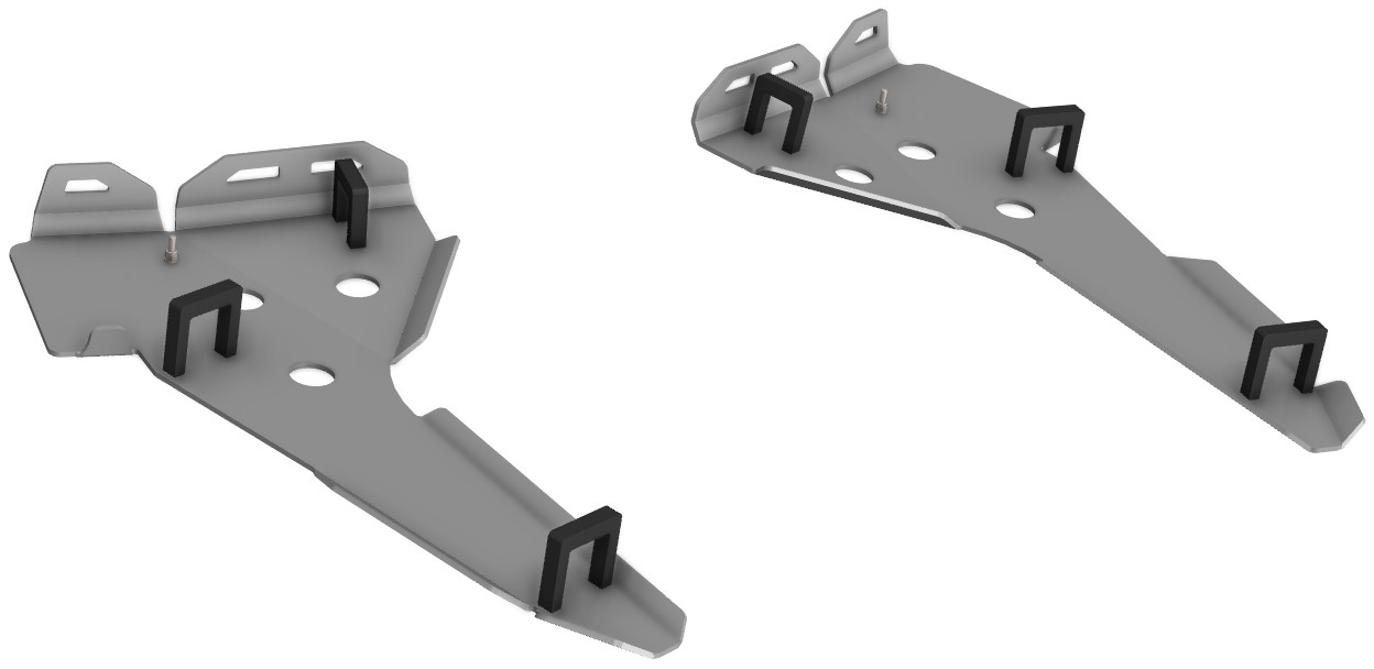 Proteção de Triangulos Trás Aluminio CROSSPRO 