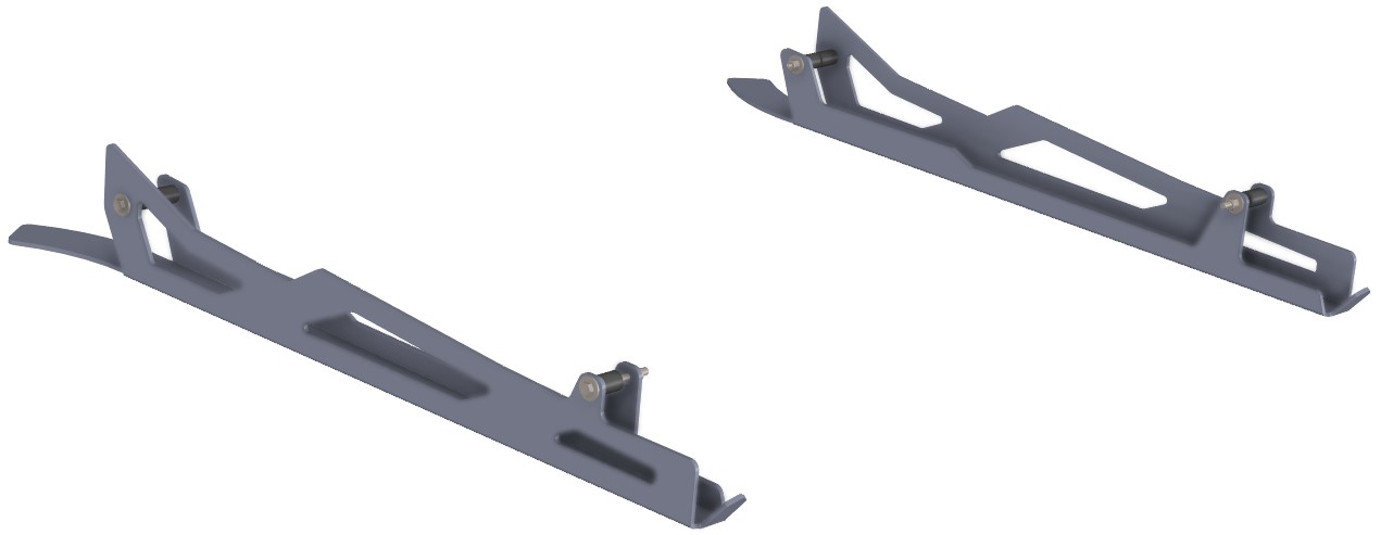 Proteção de Triangulos Trás Aluminio CROSSPRO 