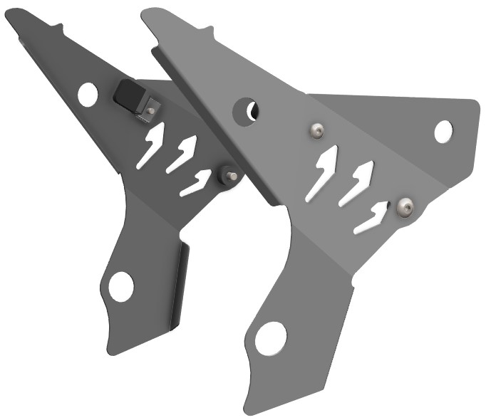 Proteção Lateral de Chassi Aluminio CROSSPRO 