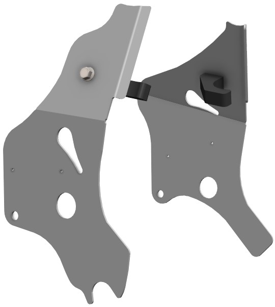 Proteção Lateral de Chassi Aluminio CROSSPRO 