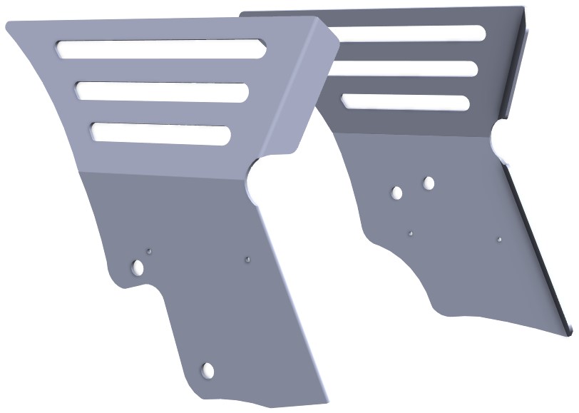 Proteção Lateral de Chassi Aluminio CROSSPRO 