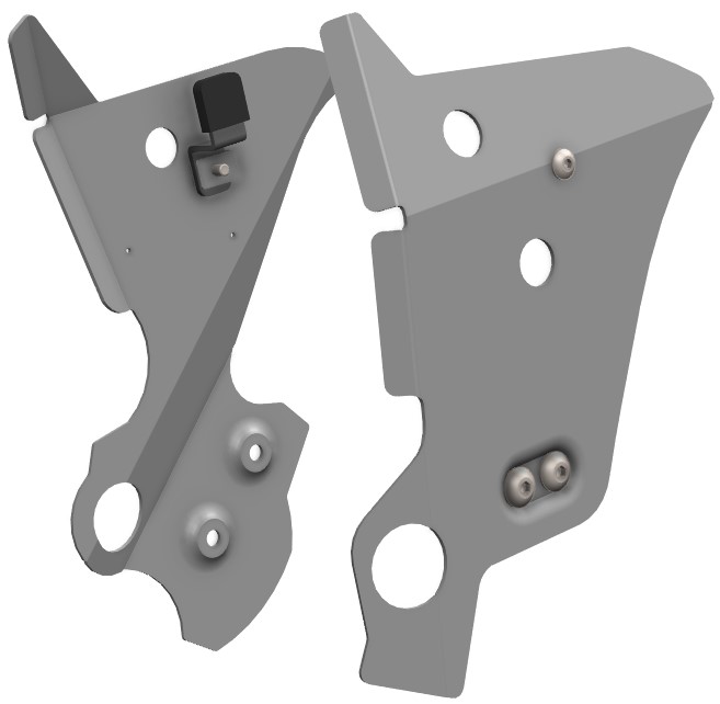 Proteção Lateral de Chassi Aluminio CROSSPRO 
