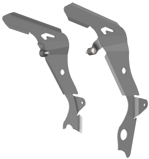 Proteção Lateral de Chassi Aluminio CROSSPRO 