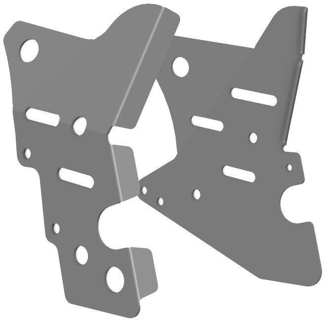 Proteção Lateral de Chassi Aluminio CROSSPRO 