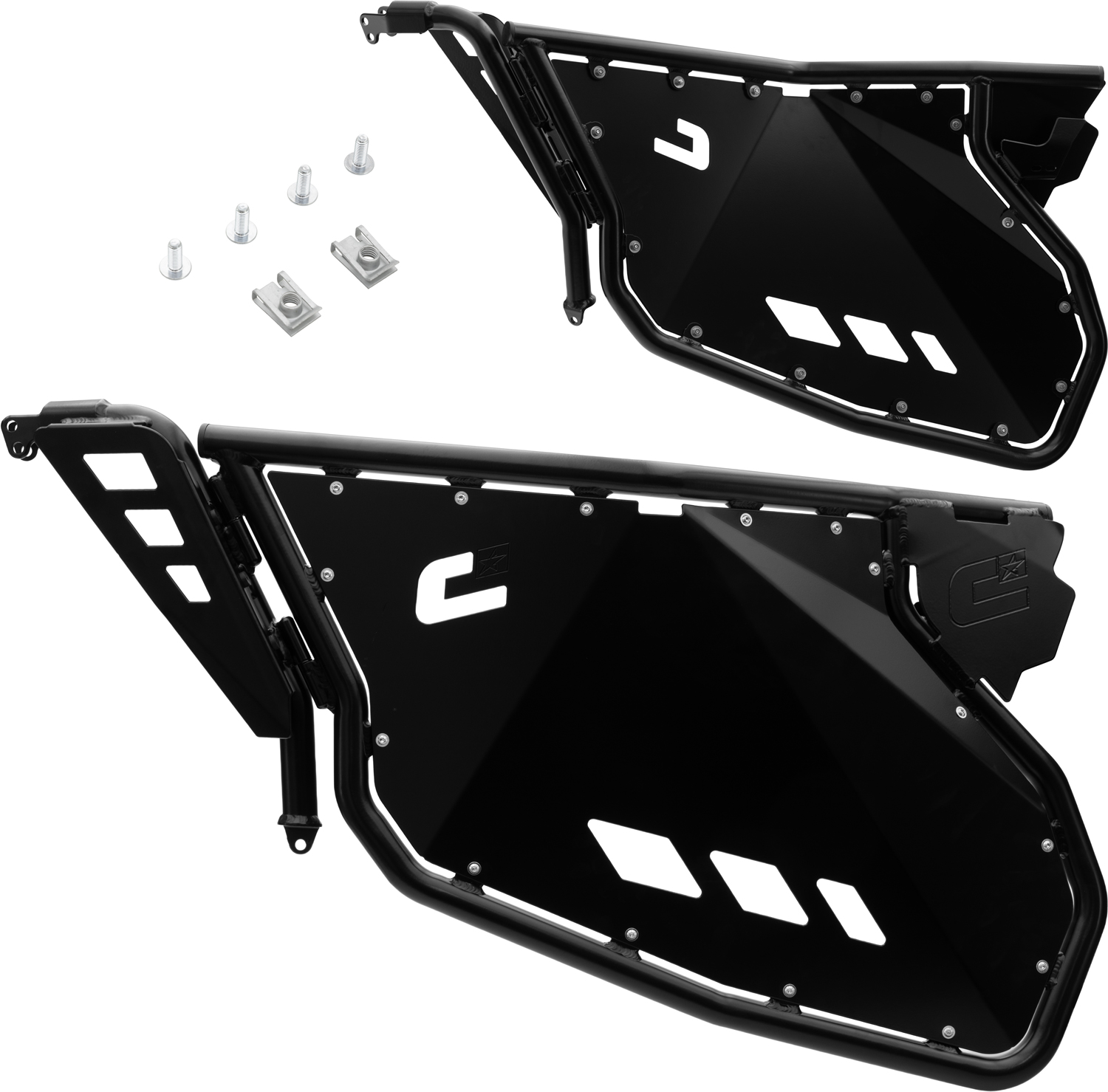 Doors (2un) Aluminum CROSSPRO 