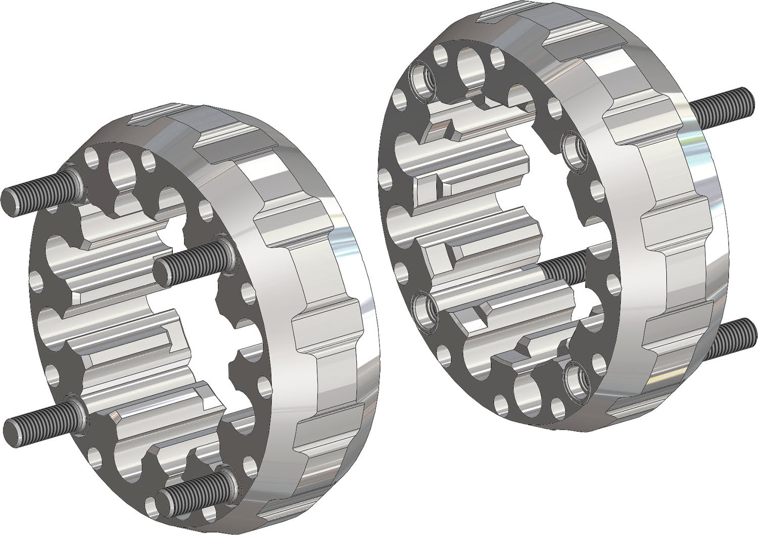 Alargadores de Roda (kit 2) Hard Racing CROSSPRO 