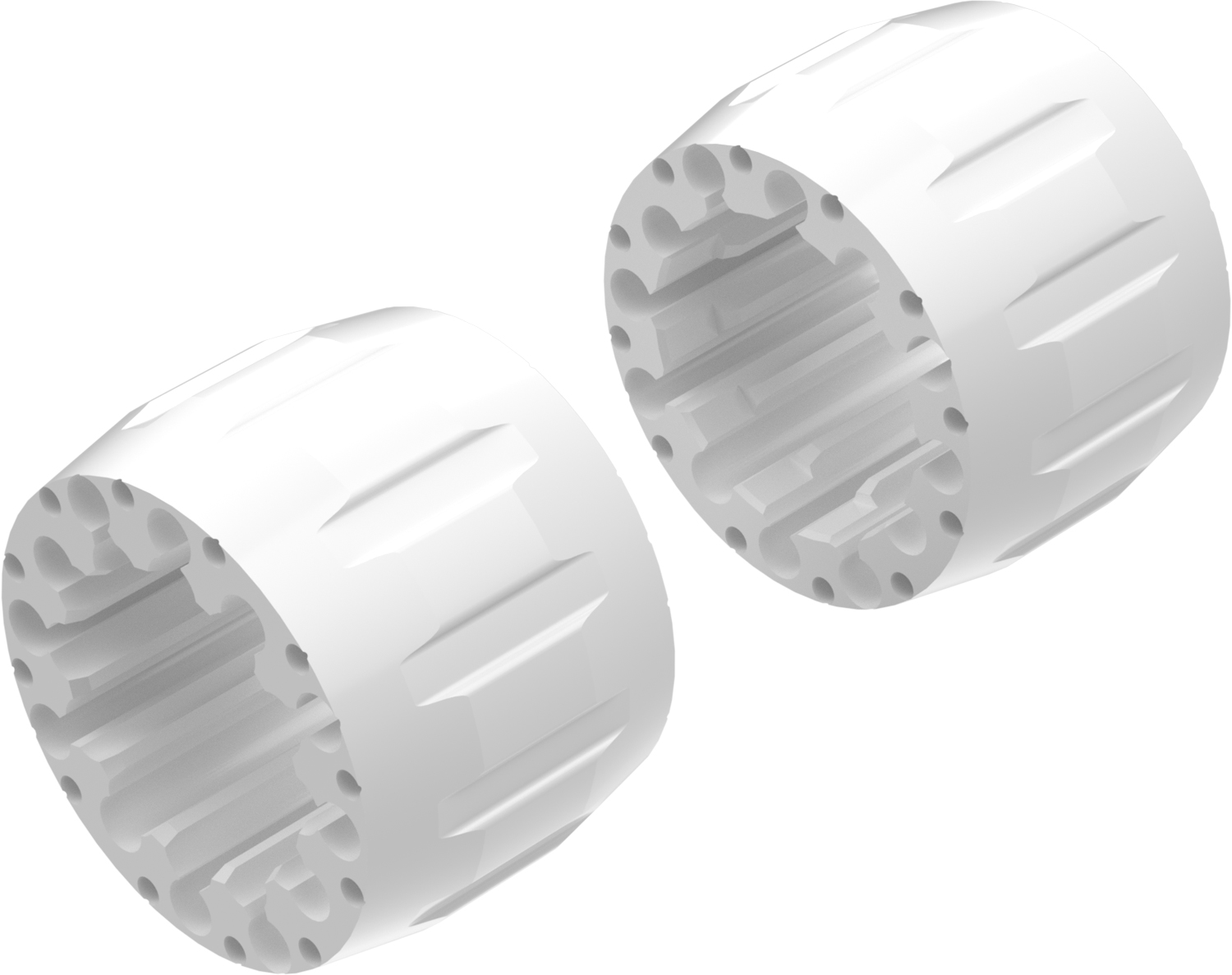 Alargadores de Roda Modelo A 100mm (Sem pernos) Branco CROSSPRO 