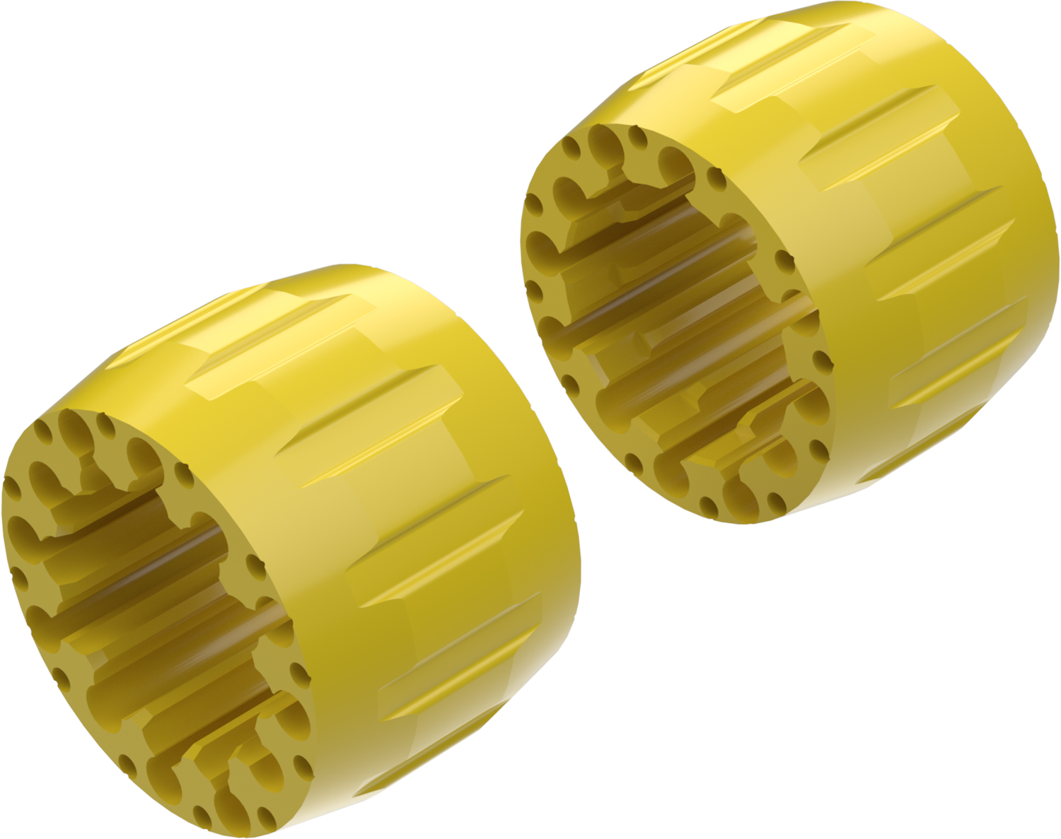 Alargadores de Roda Modelo A 100mm (Sem pernos) Amarelo CROSSPRO 
