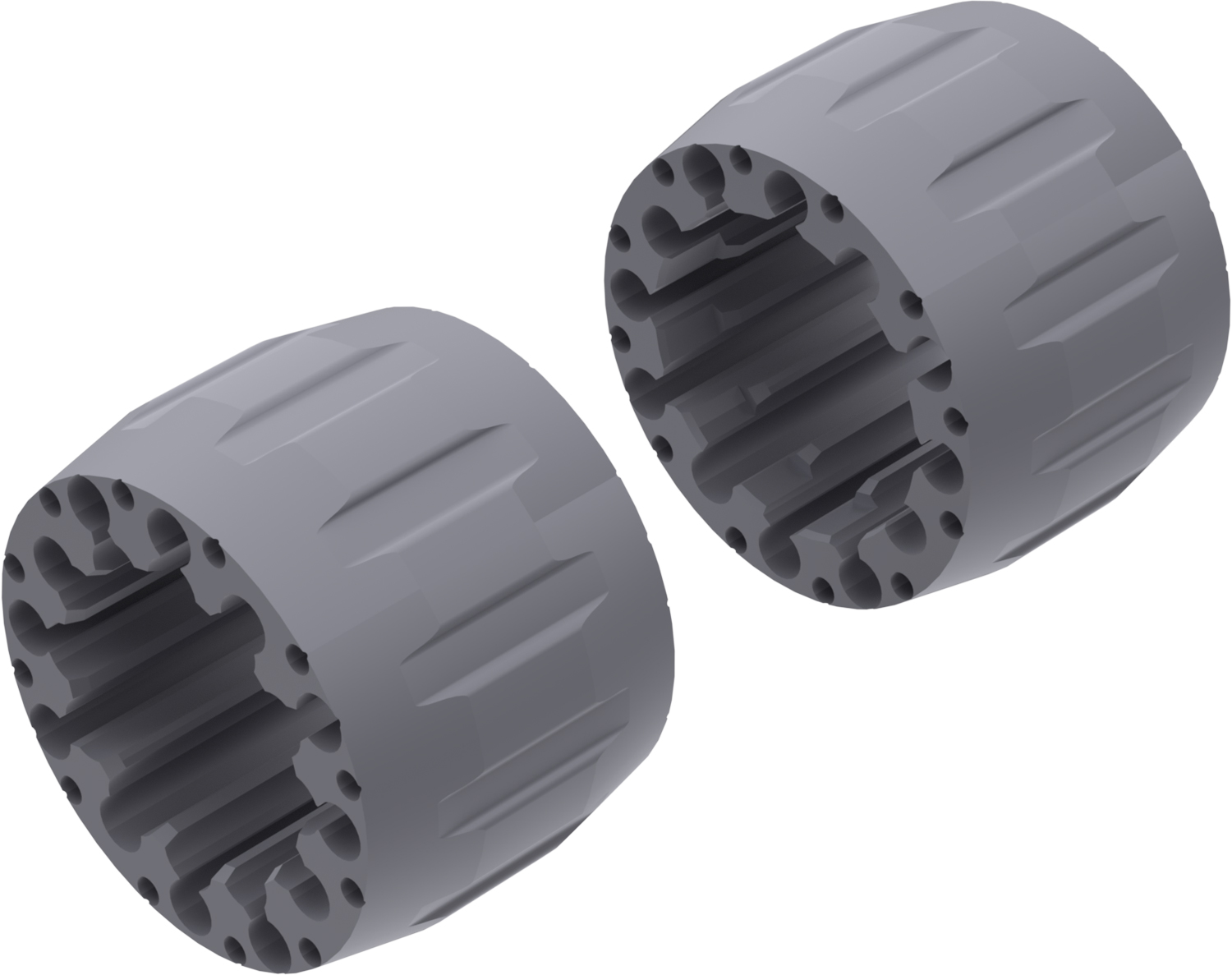 Alargadores de Roda Modelo A 100mm (Sem pernos) Cinza Textur CROSSPRO 