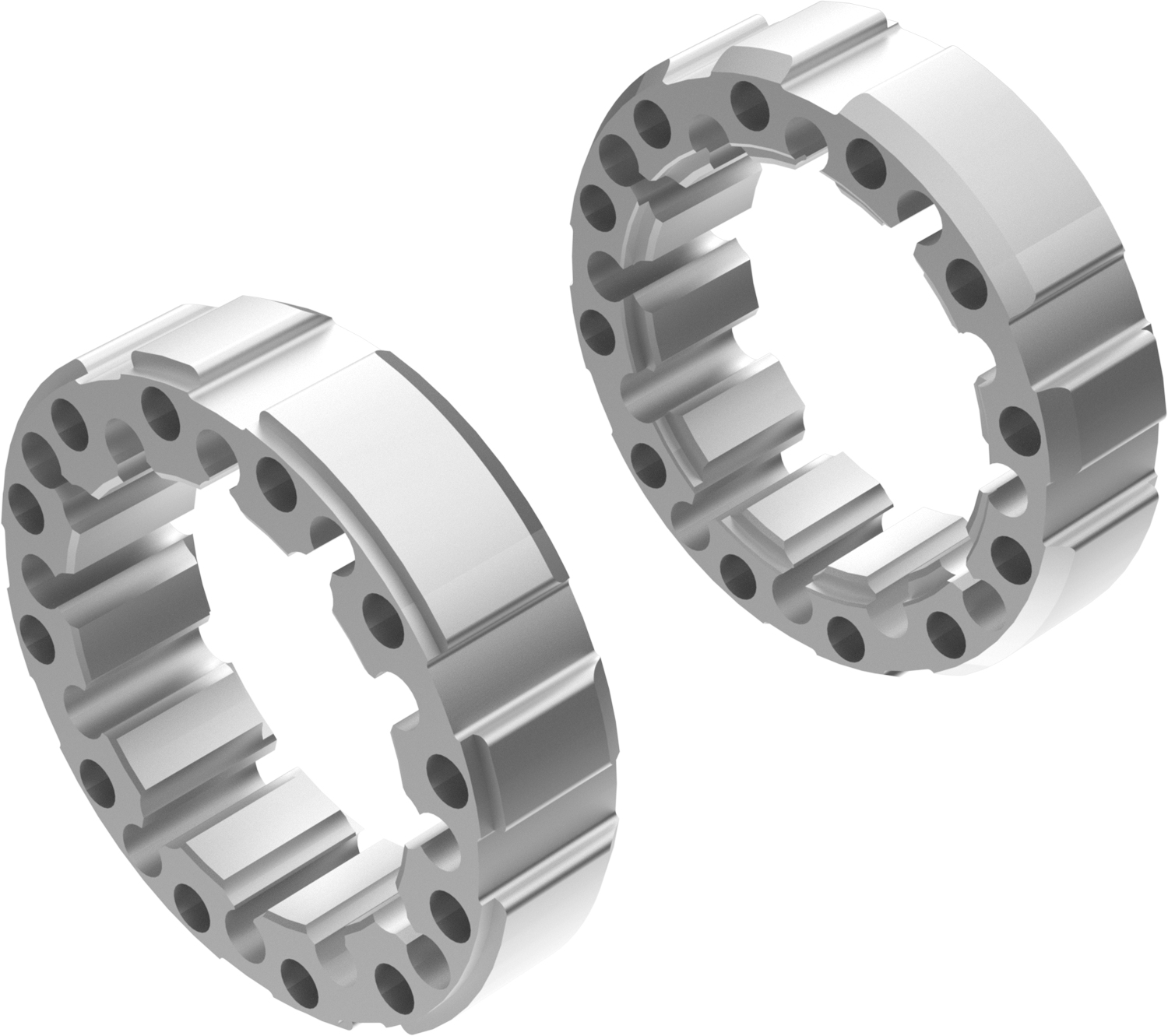 Alargadores de Roda Modelo D 45mm (Sem pernos) Ice Polish CROSSPRO 