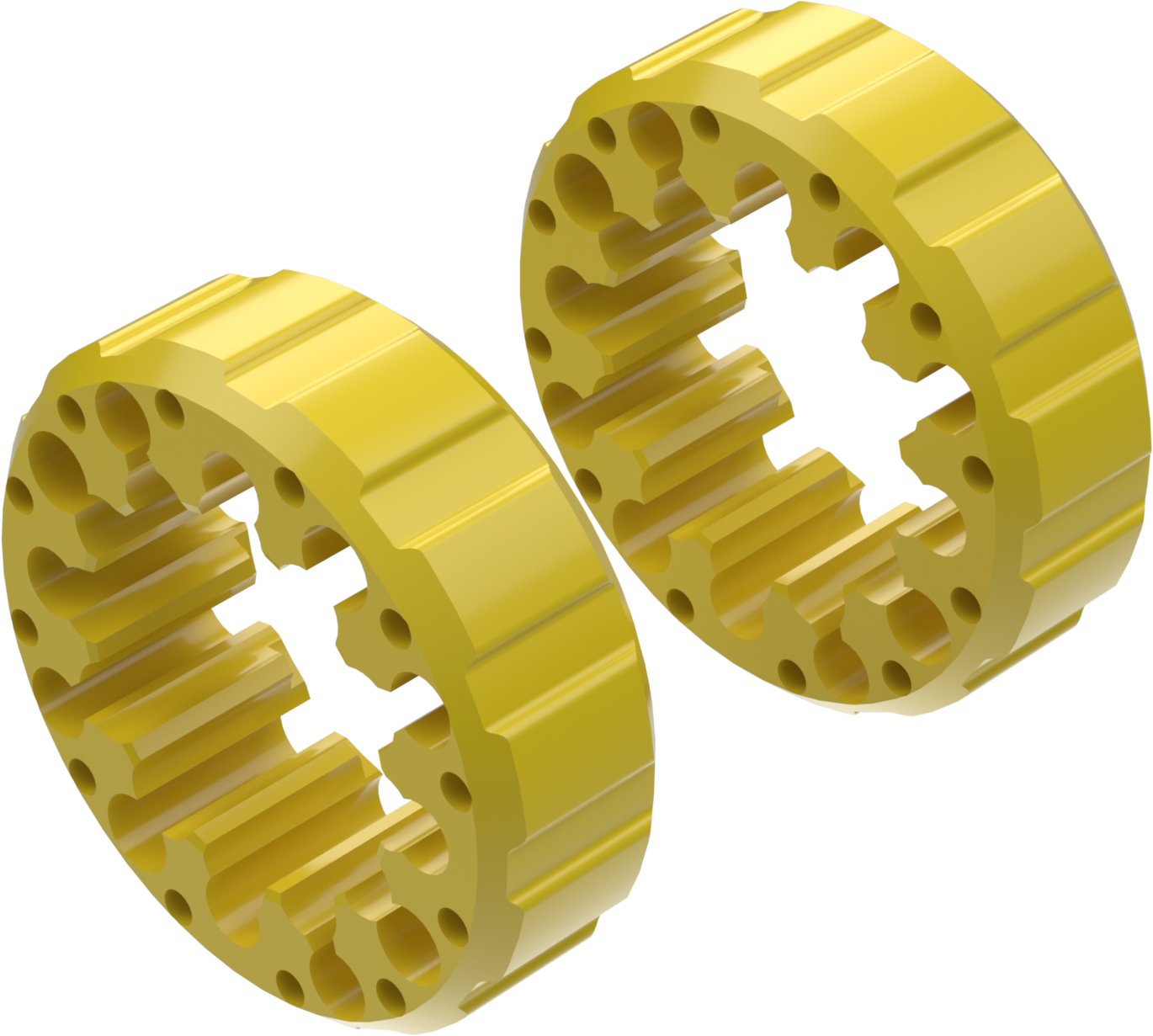 Alargadores de Roda Modelo I 45mm (Sem pernos) Amarelo CROSSPRO 