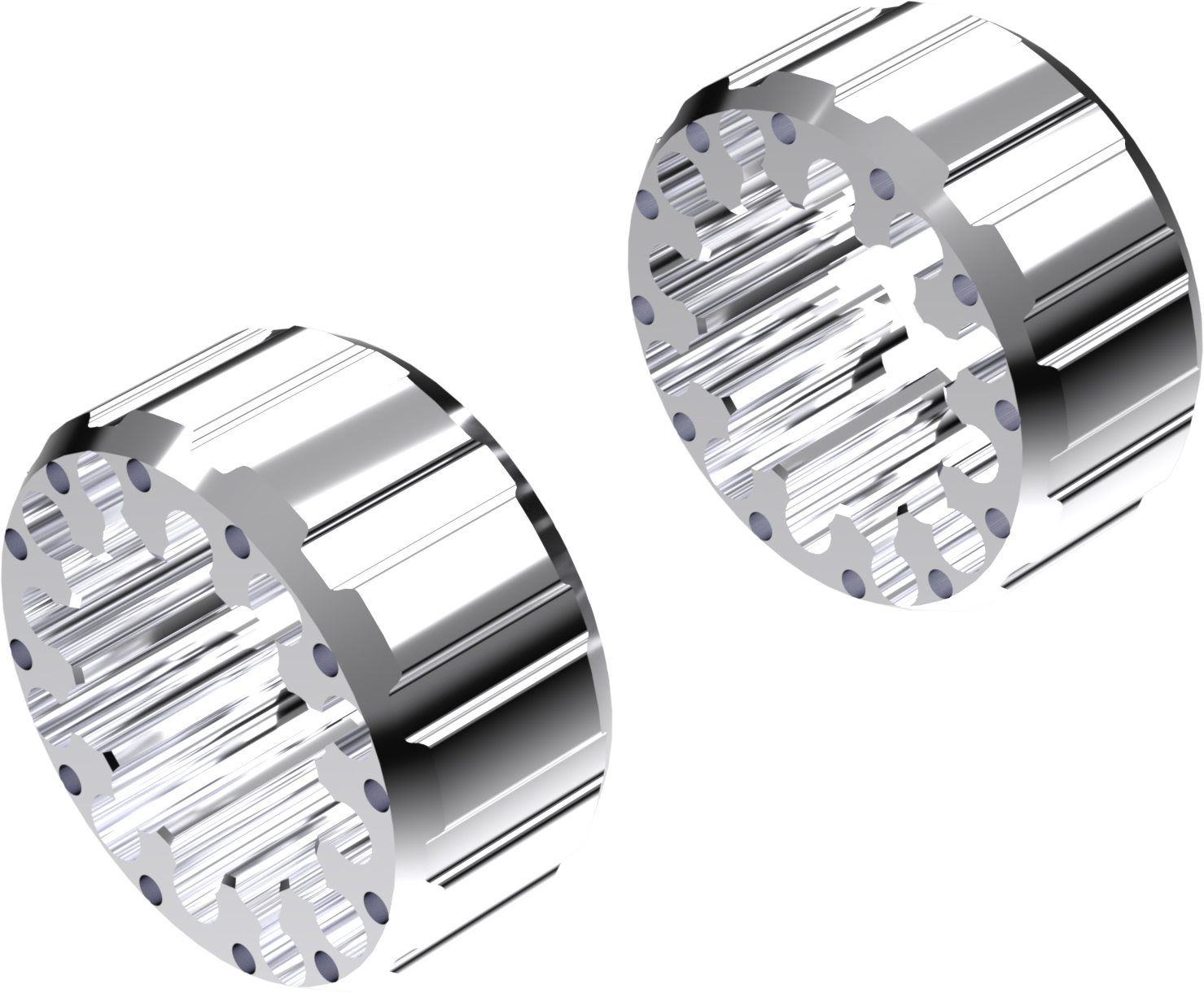 Wheel Spacers Model I 65mm (Without bolts) Polish CROSSPRO 