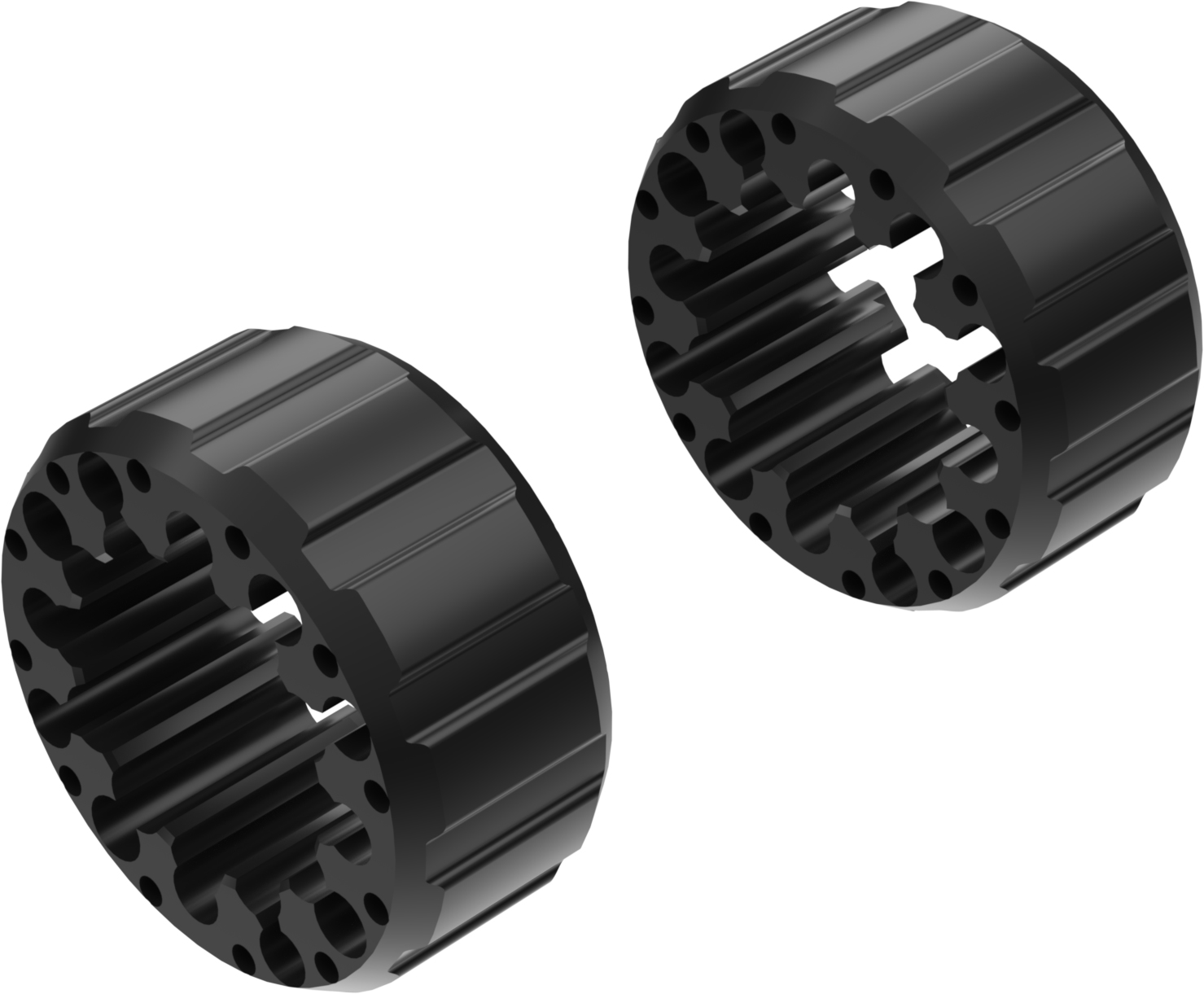 Wheel Spacers Model I 65mm (Without bolts) Black CROSSPRO 