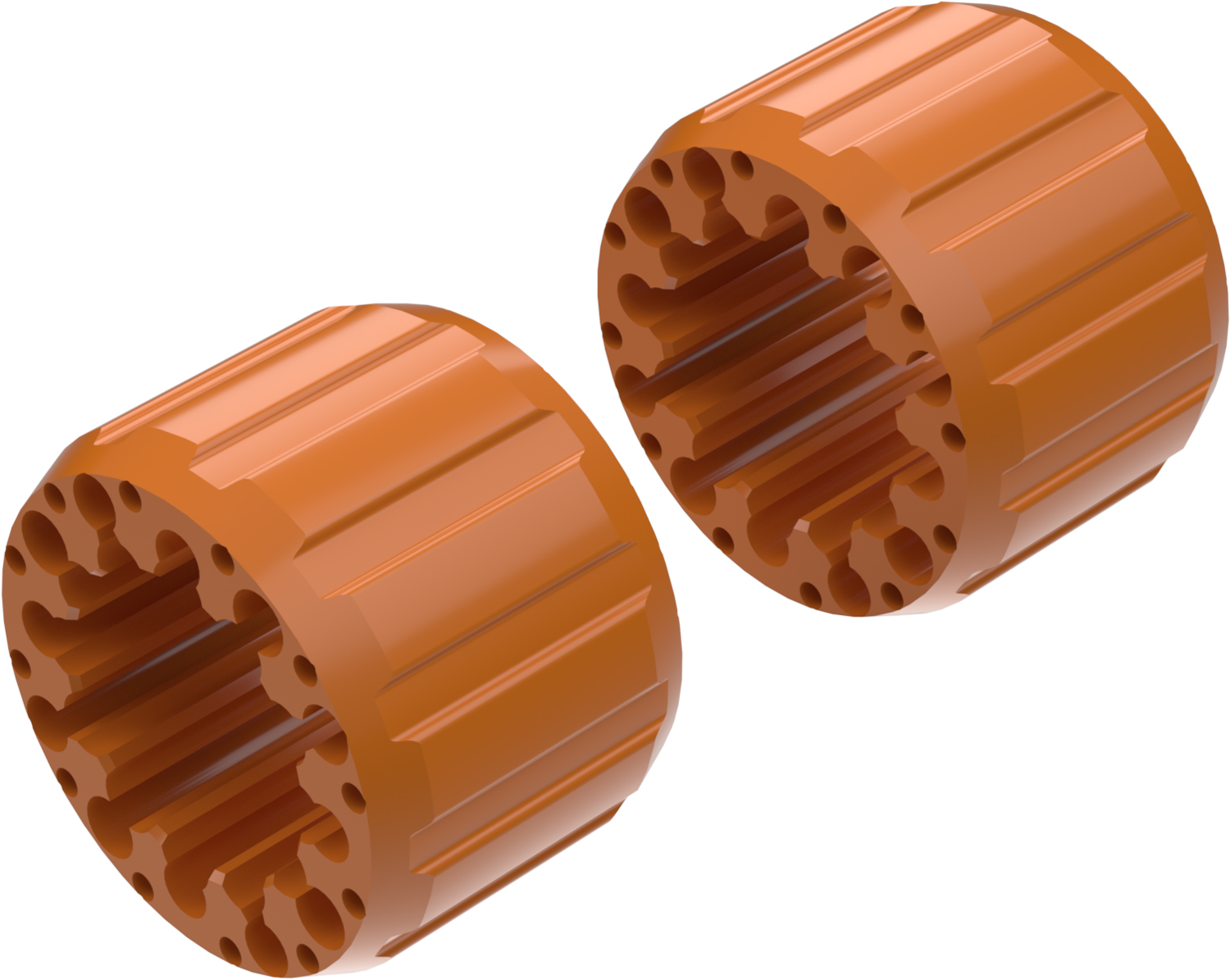 Alargadores de Roda Modelo I 100mm (Sem pernos) Laranja CROSSPRO 