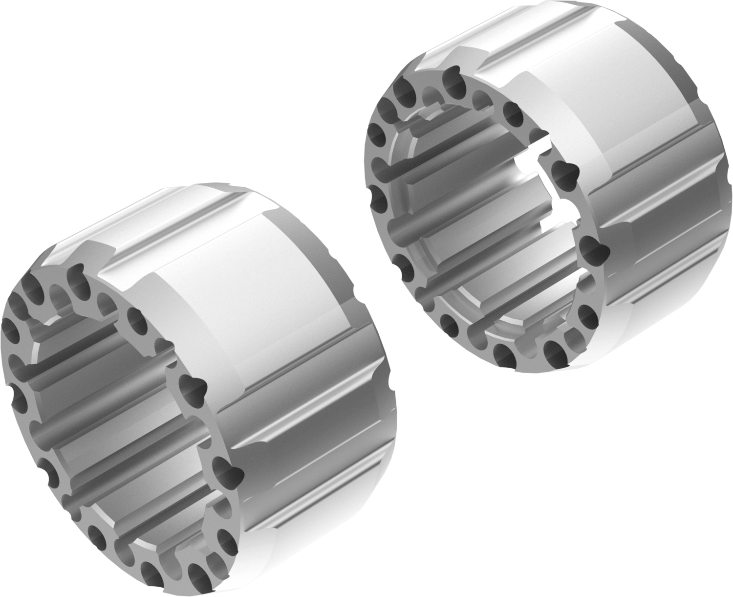 Alargadores de Roda Modelo J 100mm (Sem pernos) Ice Polish CROSSPRO 