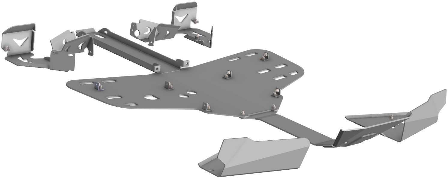Kit de Proteções ATV Aluminio CROSSPRO 