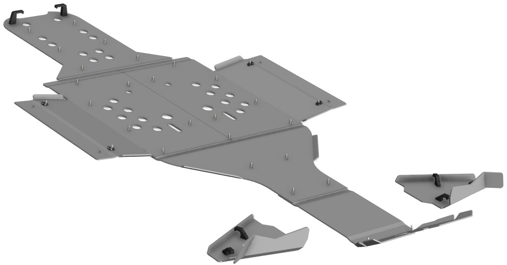 Kit de Proteções Aluminio CROSSPRO 