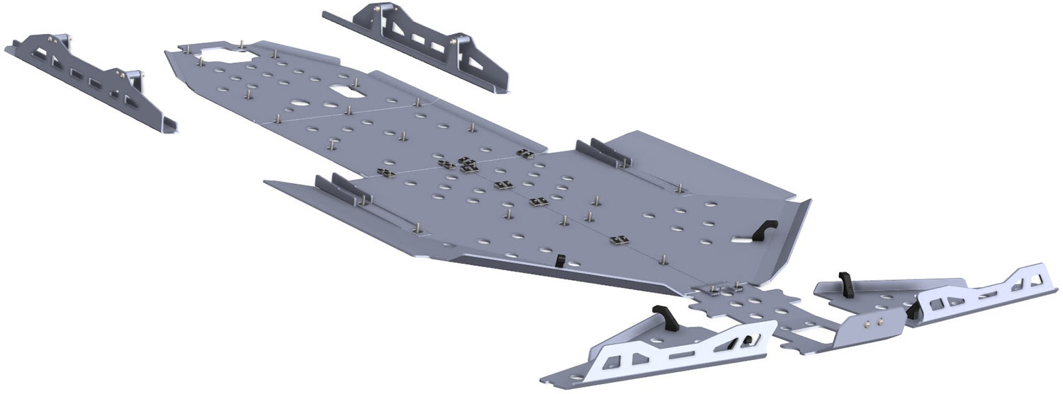 Kit de Proteções Aluminio CROSSPRO 