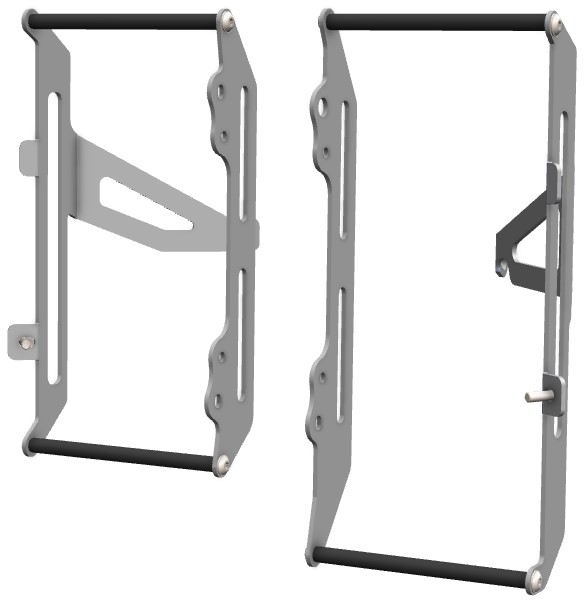 Proteção de Radiador Aluminio Light CROSSPRO 